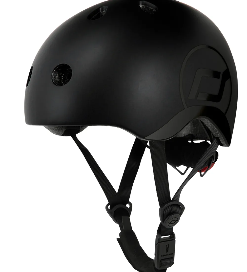 Børn Scoot and Ride Børnesikkerhed|Cykelhjelme>Cykelhjelm - Sort