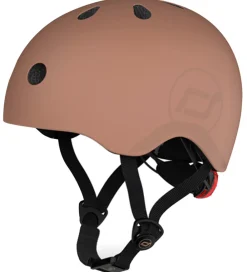 Børn Scoot and Ride Børnesikkerhed|Cykelhjelme|Cykelhjelm - Mocha