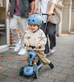 Scoot and Ride Løbecykler|Løbehjul></noscript>Highwaykick 1 Push&Go - Steel