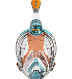 Seac Dykkermasker|Snorkling|Snorkelmaske - Libera Junior - Aquamarina/Orange