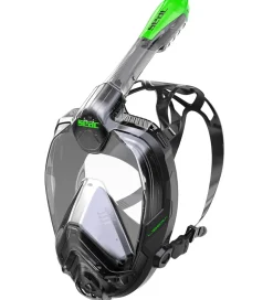 Seac Dykkermasker|Snorkling|Snorkelmaske - Libera S/M - Sort/Lime
