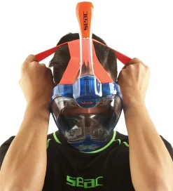 Seac Dykkermasker|Snorkling|Snorkelmaske - Magica L/XL - Blå/Orange