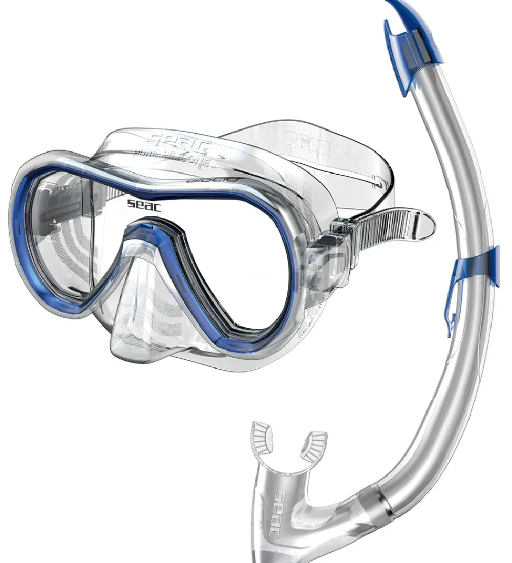Seac Dykkermasker|Snorkling>Snorkelsæt - Giglio - Blå