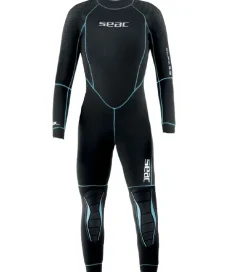 Seac Våddragter|Snorkling|Våddragt - Alfa Lady 5 mm - Sort/Turkis