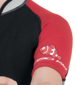 Seac Våddragter|Snorkling|Våddragt - Ciao Shorty Kid - 2,5 mm - Sort/Rød