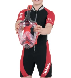 Seac Våddragter|Snorkling|Våddragt - Ciao Shorty Kid - 2,5 mm - Sort/Rød