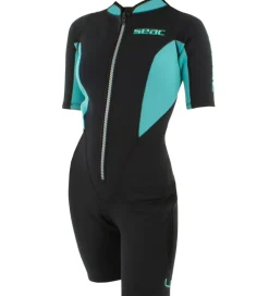Seac Våddragter|Snorkling|Våddragt - Look Shorty Lady 2,5 mm - Sort/Turkis