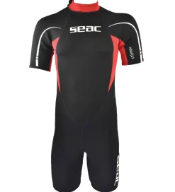 Seac Våddragter|Snorkling>Våddragt - Relax Shorty Man 2,2 mm - Sort/Rød