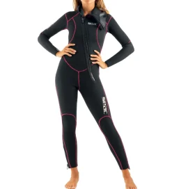 Seac Våddragter|Snorkling|Våddragt - Resort Flex Lady 5 mm - Sort/Pink