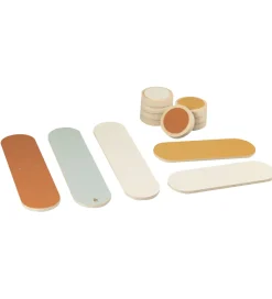 Sebra Tumledyr|Motorisk Legetøj>Balancebane - Træ - Multifarvet