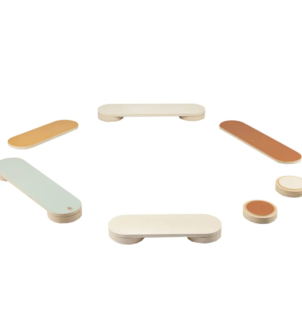 Sebra Tumledyr|Motorisk Legetøj>Balancebane - Træ - Multifarvet