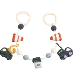Sebra Barnevognskæder>Barnevognskæde - Hæklet - Busy Builders
