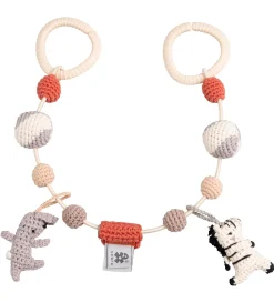 Sebra Barnevognskæder|Barnevognskæde - Hæklet - Teeny Toes