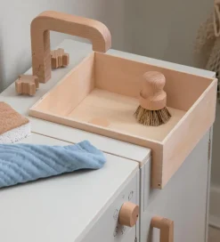 Sebra Legekøkken Og Legemøbel|Legekøkken - Vaskeskab - Træ - Seabreeze Beige