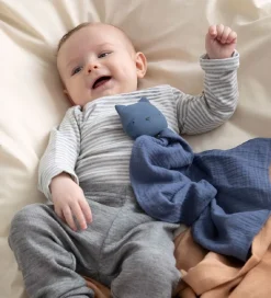 Sebra Bideringe|Nusseklud m. Bidering - Naturgummi - Vaskebjørnen Rebel