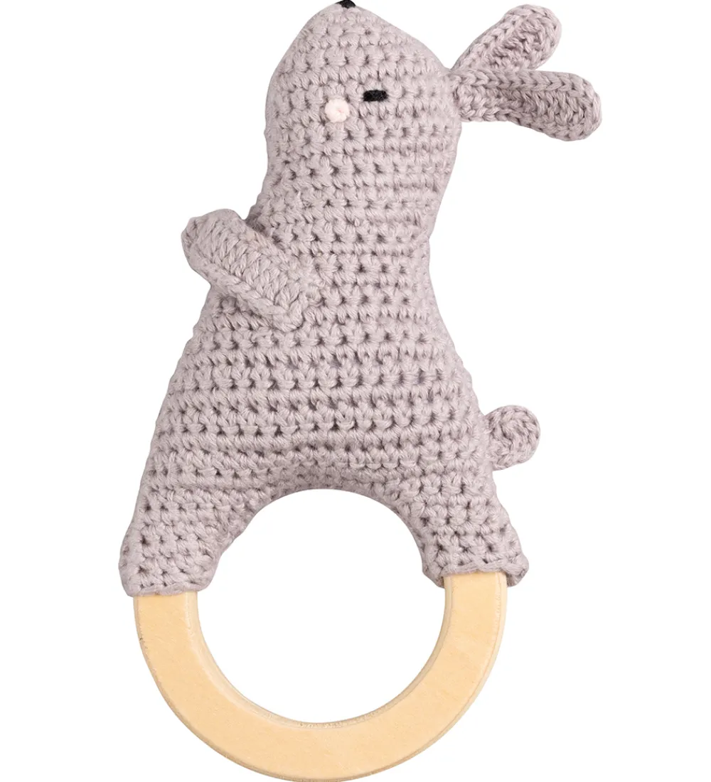 Sebra Gribelegetøj>Rangle - Hæklet - Kanin