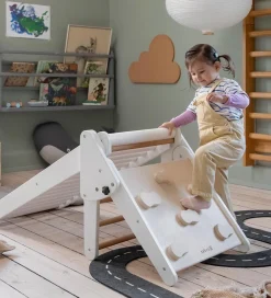 Sebra Motorisk Legetøj|Senge></noscript>Rullerutsjebane - Hvid