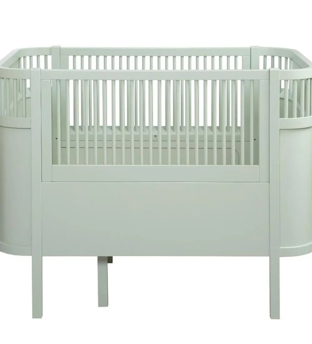 Sebra Senge|Seng - Baby/Junior - Mist Green