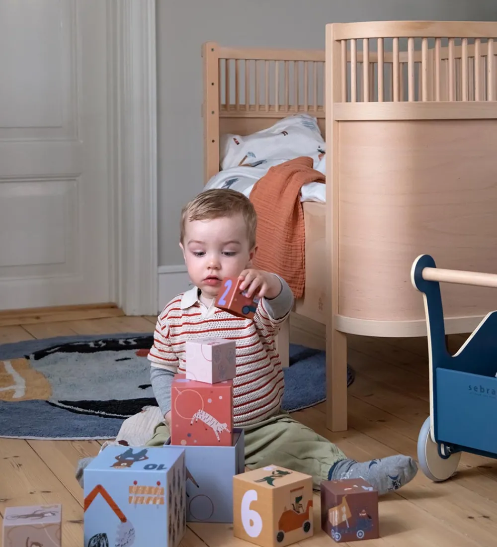 Sebra Senge>Seng - Baby/Junior - Wooden Edition