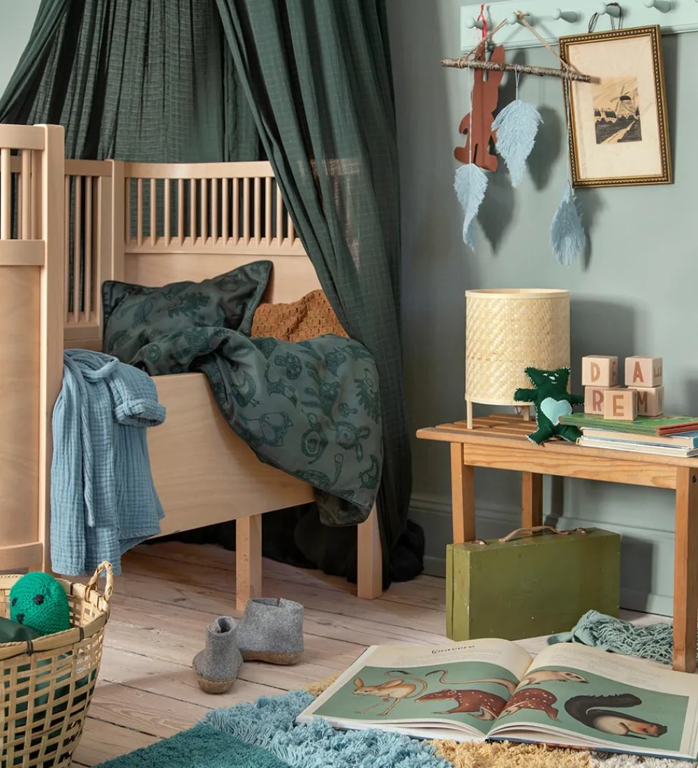 Sebra Senge>Seng - Baby/Junior - Wooden Edition