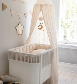 Sebra Sengehimler|Sengehimmel - Dobbyvævet - Birchbark Rose