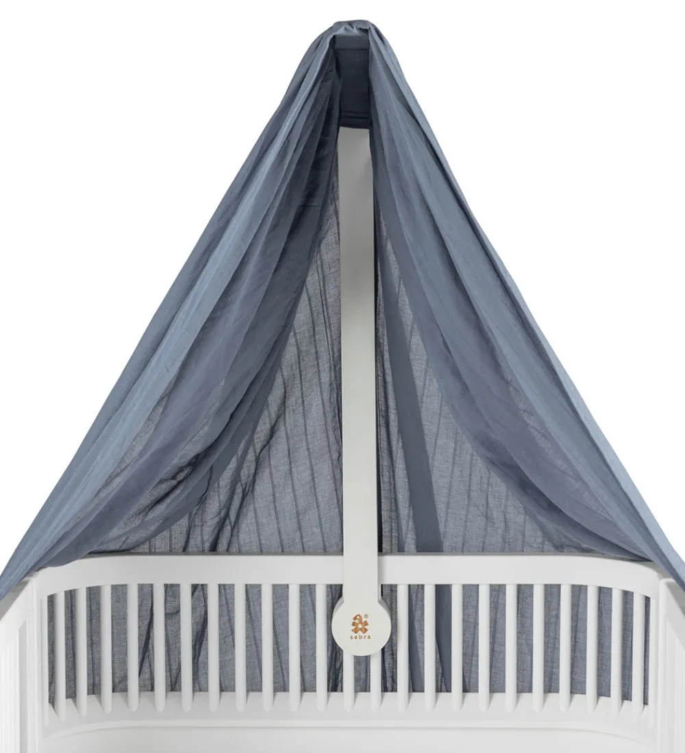 Sebra Sengehimler>Sengehimmel - Sky - Dobbyvævet - Forest Lake Blue