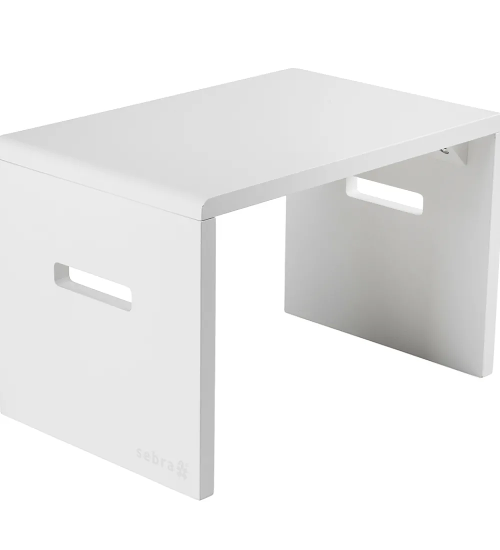 Sebra Skamler|Møbler|Skammel - 23,5x23,5x36 cm - Hvid