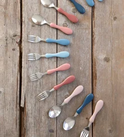 Sebra Babyskeer>Skesæt - Stainless Steel - Blossom Pink