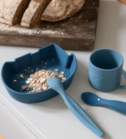 Sebra Skåle|Skål - Silikone - Fanto - Nordic Blue