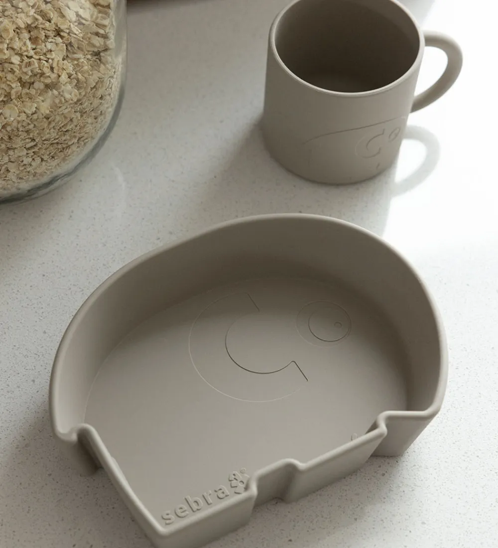 Sebra Skåle>Skål - Silikone - Fanto - Jetty Beige