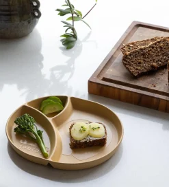 Sebra Tallerkener>Tallerken - Bioplast - 3 Rum - Mums - Wheat Yellow