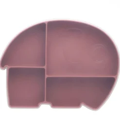 Sebra Tallerkener|Tallerken m. Låg - Silikone - Fanto - Vintage Rose