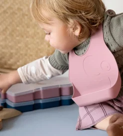 Sebra Tallerkener|Tallerken m. Låg - Silikone - Fanto - Vintage Rose