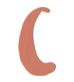 Sebra Bogstaver>Træbogstaver - C - Watermelon Pink