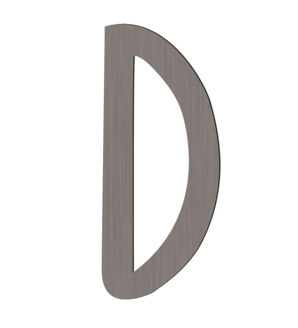 Sebra Bogstaver>Træbogstaver - D - Pinecone Brown