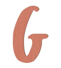 Sebra Bogstaver>Træbogstaver - G - Watermelon Pink