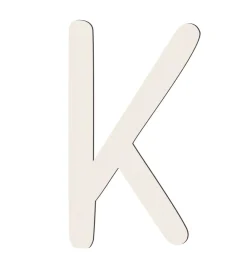 Sebra Bogstaver|Træbogstaver - K - Birchbark Beige