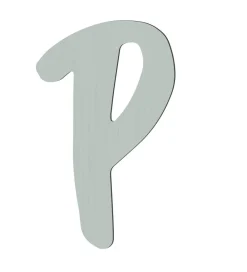 Sebra Bogstaver>Træbogstaver - P - Eucalyptus Green