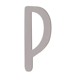 Sebra Bogstaver>Træbogstaver - P - Pinecone Brown