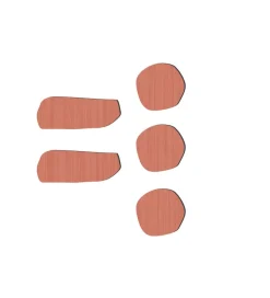 Sebra Bogstaver|Træbogstaver - Tegn - Watermelon Pink