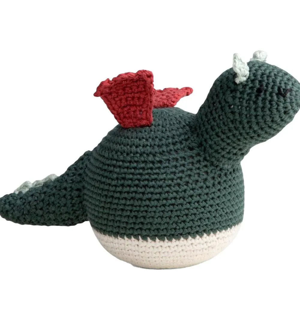 Sebra Tumledyr>Tumling - Hæklet - Drage - Grøn