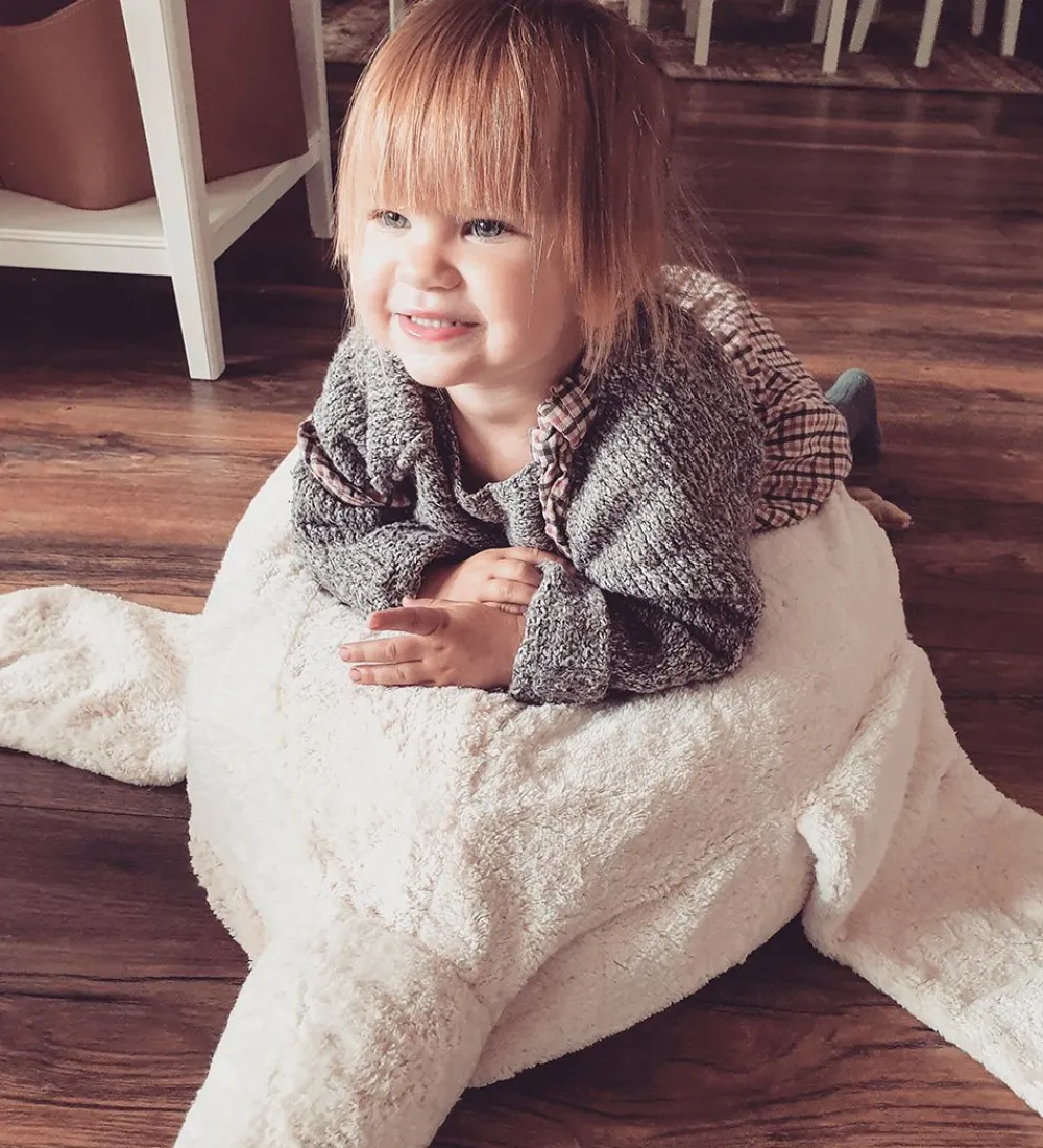 Senger Naturwelt Sækkestole|Pyntepuder|Sækkestol - Gås - Hvid