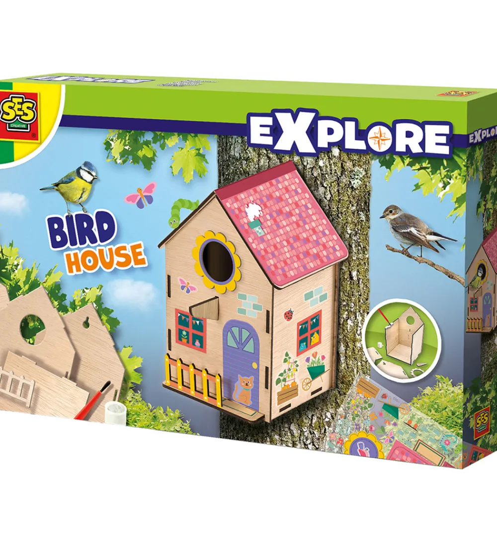 SES Creative Kreasæt|- Explore - Byg Selv - Fuglehus