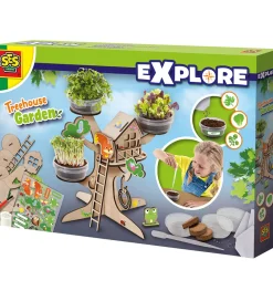 SES Creative Kreasæt|- Explore - Byg Selv Urtehavehus