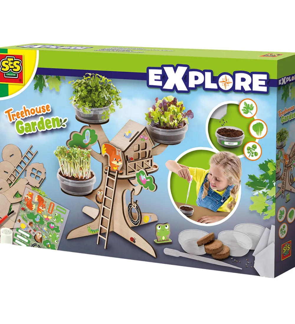 SES Creative Kreasæt|- Explore - Byg Selv Urtehavehus