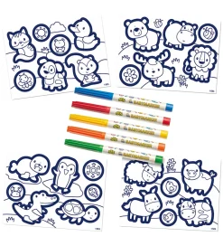 SES Creative Kreasæt>- Min Første - Farvelæg Klistermærker