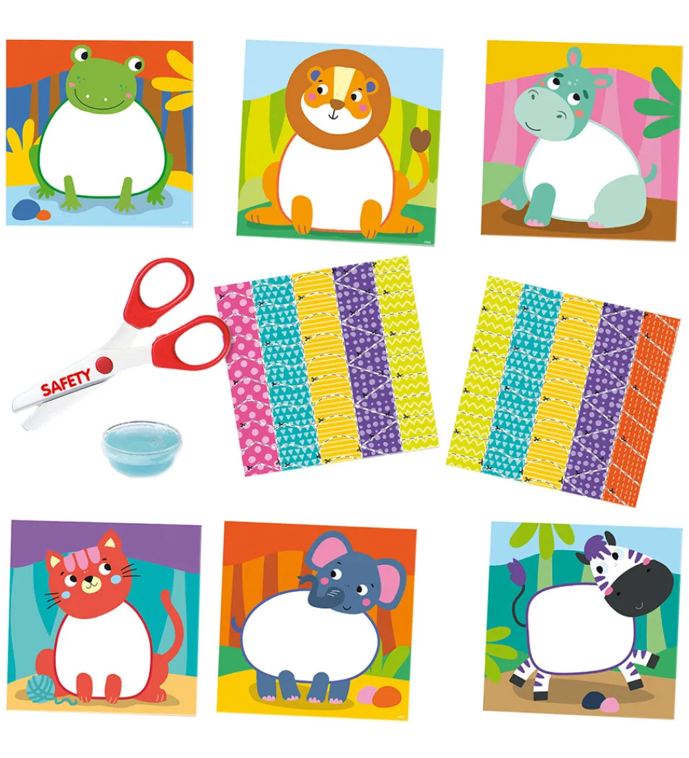 SES Creative Kreasæt|- Montessori - Lær at klippe Kollager