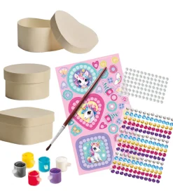 SES Creative Kreasæt|Diamantmosaik - Smykkeskrin med Enhjørning