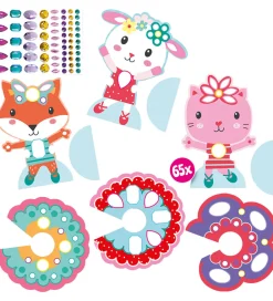 SES Creative Kreasæt>Diamantmosaik - Dansende Dyr