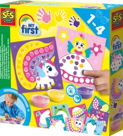 SES Creative Maling|Kreasæt|Fingermaling - Min Første - Fantasi figurer
